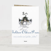 Het Victoriaans Wenskaart van de Meermin Kaart (Achterkant)