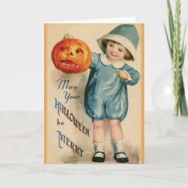 Het Victoriaans Wenskaart van Halloween Kaart