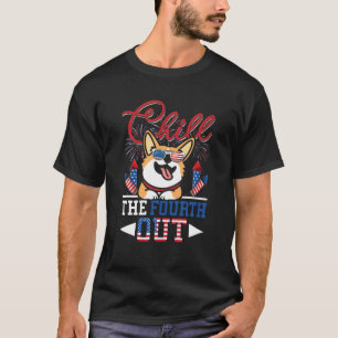 Het vierde Corgi-Hondenliefhebber is de vierde van T-shirt