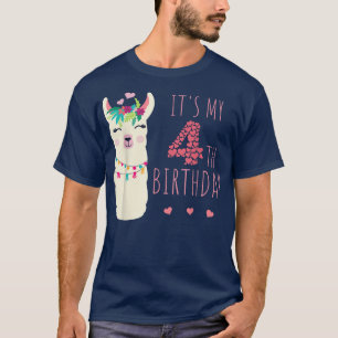 Het vierde verjaardag van mijn vierde verjaardag v t-shirt