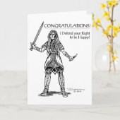 Het vieren Geluk Kaart (Gele Bloem)