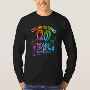 Het vieren van 20 jaar Geweldige verjaardag van de T-shirt