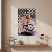 Het vieren van 50 jaar Jubileum Portret Poster