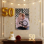 Het vieren van 50 jaar Jubileum Portret Poster