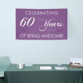 Het vieren van 60 jaar Geweldige banner zijn (Beurs)
