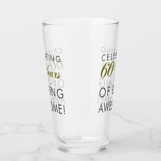 Het vieren van 60 jaar Geweldige zijn Glas (Links)