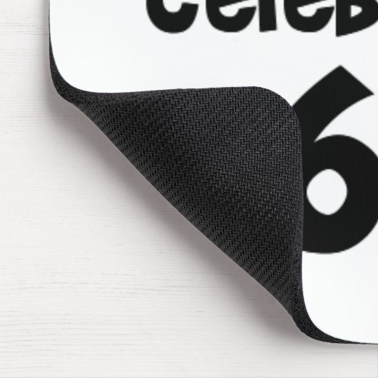 Het vieren van 60 muismat (Hoek)