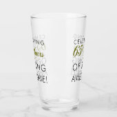 Het vieren van 65 jaar Geweldige glas (Links)