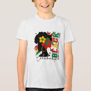 Het vieren van Black History Culture Excellence Af Tri-Blend Shirt