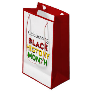 Het vieren van BLACK HISTORY MONTH Party Dank u Klein Cadeauzakje