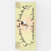 Het vieren van de Bride om Shower/Partij te zijn Spandoek (Verticaal)