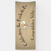 Het vieren van de Bride om Shower te zijn/partij B Spandoek (Verticaal)