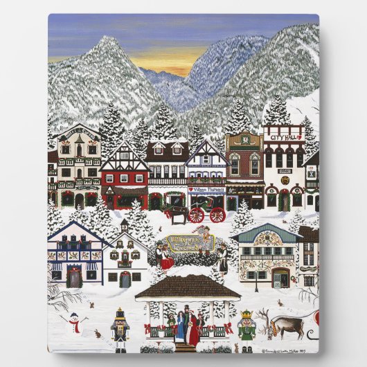 Het vieren van de Feestdagen in Leavenworth Fotoplaat (Voorkant)