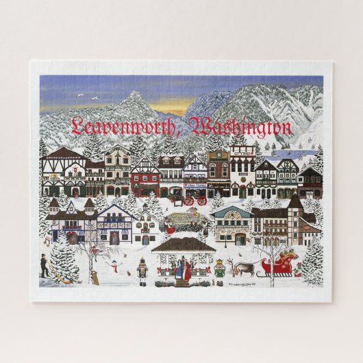Het vieren van de Feestdagen in Leavenworth Legpuzzel (Horizontaal)