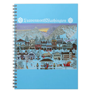 Het vieren van de Feestdagen in Leavenworth Notitieboek