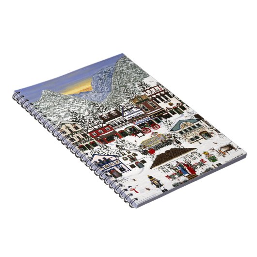 Het vieren van de Feestdagen in Leavenworth Notitieboek (Rechterzijde)