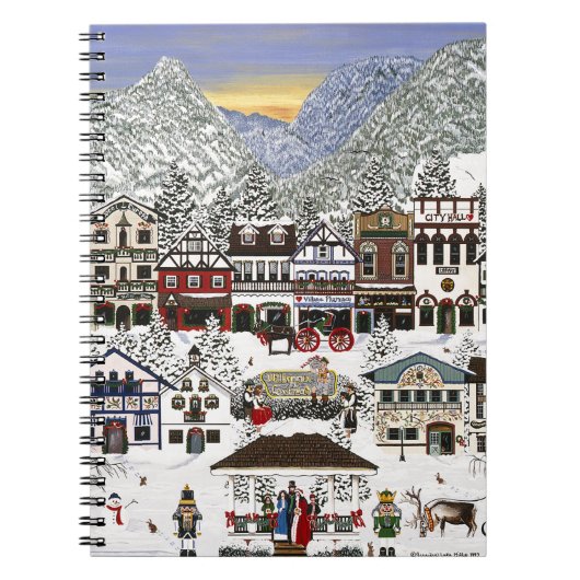 Het vieren van de Feestdagen in Leavenworth Notitieboek (Voorkant)