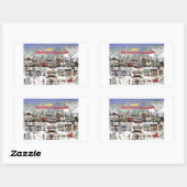 Het vieren van de Feestdagen in Leavenworth Rechthoekige Sticker (Vel)