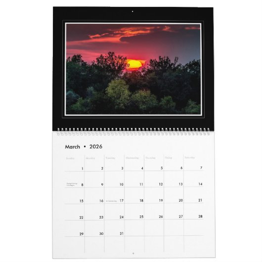 Het vieren van de maandelijkse kalender van de Zon (Mar 2026)