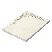 Het vieren van de Stijl van 1920 Notitieblok (Linkerzijde)