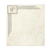 Het vieren van de Stijl van 1920 Notitieblok (Voorkant)