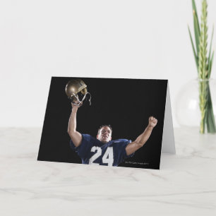 Het vieren van de voetbalster kaart