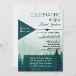 Het vieren van een Dienst van de Groene Bos van he Kaart