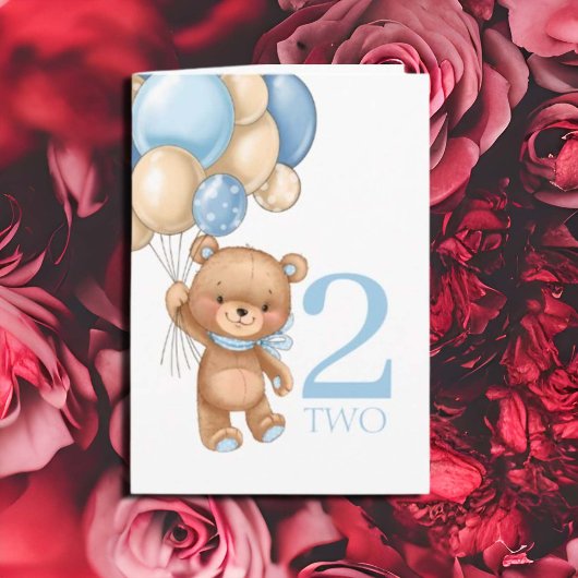 Het vieren van een speciale kleine verjaardag man kaart