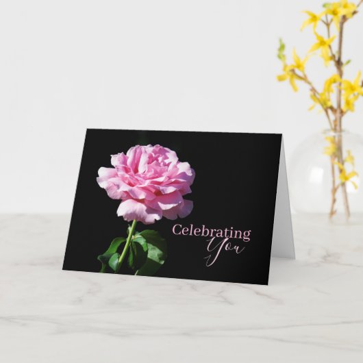 Het vieren van een speciale persoon Verjaardag Kaa Kaart (Gele Bloem)