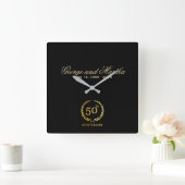 Het vieren van het 50ste Jubileum. . Vierkante Klok (Huis)