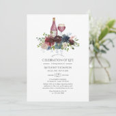 Het vieren van het leven van Bourgogne en marinewi Kaart (Staand voorkant)