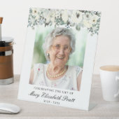 Het vieren van het verwelkomen van de foto van het reclamebord met voetstuk (Insitu)