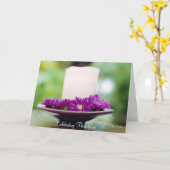 Het vieren van Hun Leven Kaart (Gele Bloem)