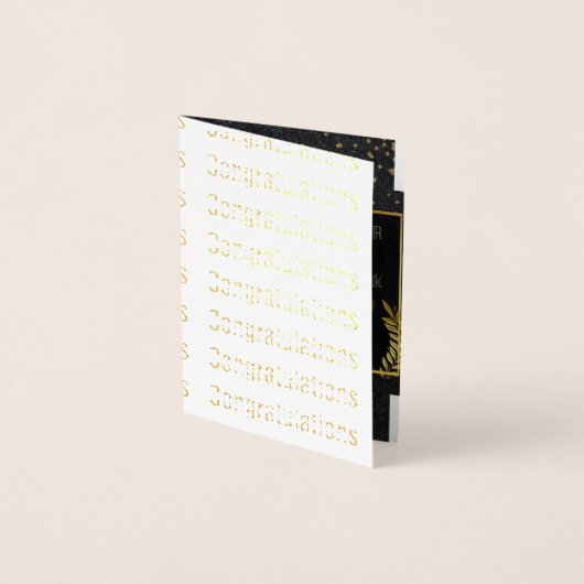 Het Vieren van Je Succes Folie Kaarten (Voorkant)