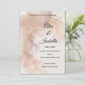 Het vieren van liefde — Alex & Isabella Kaart (Staand voorkant)