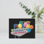 Het vieren van mijn 21ste Las Vegas Birthday Brief Briefkaart (Staand voorkant)