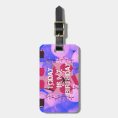 Het vieren van mijn vreugdevolle verjaardag Zegeni Bagagelabel (Voorkant verticaal)