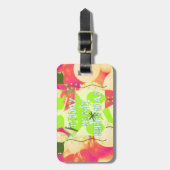 Het vieren van mijn vreugdevolle verjaardag Zegeni Bagagelabel (Voorkant verticaal)