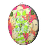 Het vieren van mijn vreugdevolle verjaardag Zegeni Dartbord (Voorkant Rechts)