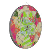 Het vieren van mijn vreugdevolle verjaardag Zegeni Dartbord (Voorkant Links)