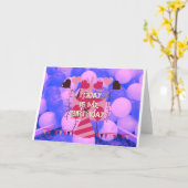 Het vieren van mijn vreugdevolle verjaardag Zegeni Kaart (Gele Bloem)