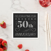 Het vieren van ons 50ste Jubileum Servet (Insitu)