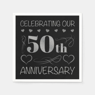 Het vieren van ons 50ste Jubileum Servet