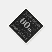 Het vieren van ons 60ste Jubileum Servet (Hoek)