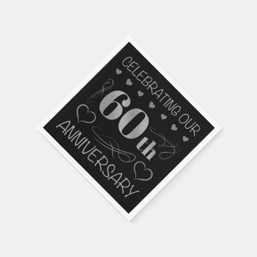 Het vieren van ons 60ste Jubileum Servet (Hoek)