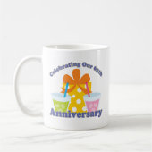 Het vieren van onze 65e Jubileum cadeau Koffiemok (Links)