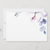 Het vieren van onze Liefde Floral Wedding Kaart (Achterkant)