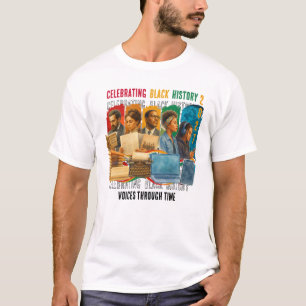 Het vieren van STEMMEN DOOR DE TIJD BHM 2027 T-shirt