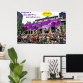 Het vieren van Stonewall bij de Belangrijkste Bibl Poster (Thuiskantoor)