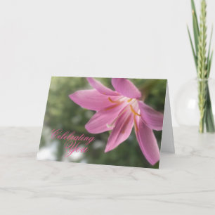 Het vieren van u en Uw Kaart van de Verjaardag